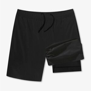 Chubbies, Men’s The Secret Agents Athletic Shorts, 7” Inseam, Black, Small